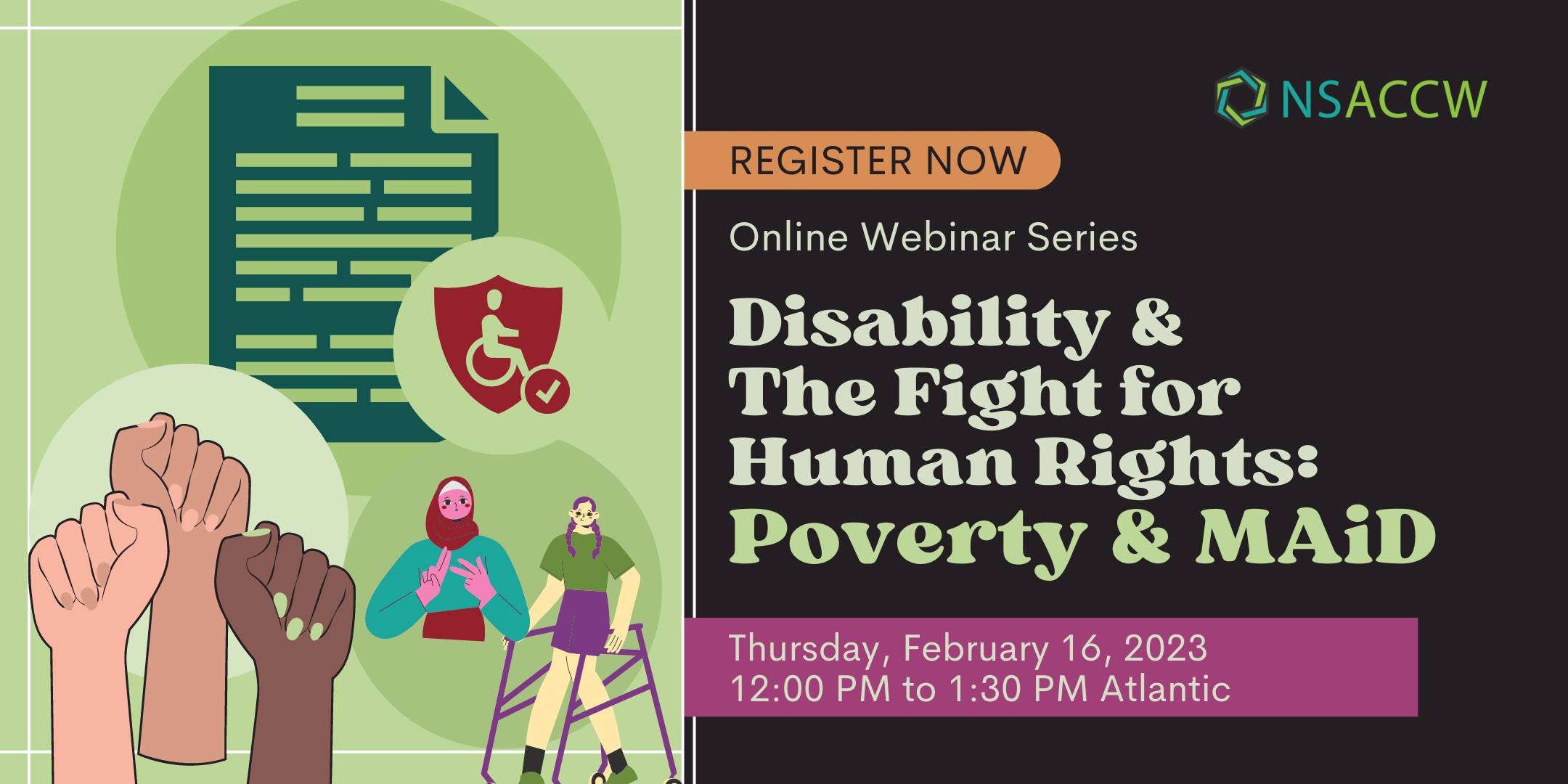 Disability And The Fight For Human Rights Poverty And Maid Disability Rights Coalition Of Nova